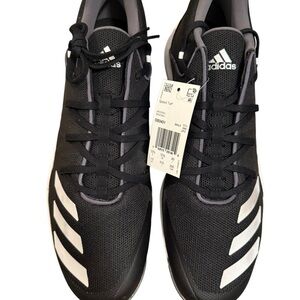 NWT/Never been worn Adidas Black and White Speed Turf Shoes